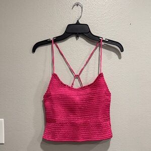 Free People Fuchsia Strappy Camisole
